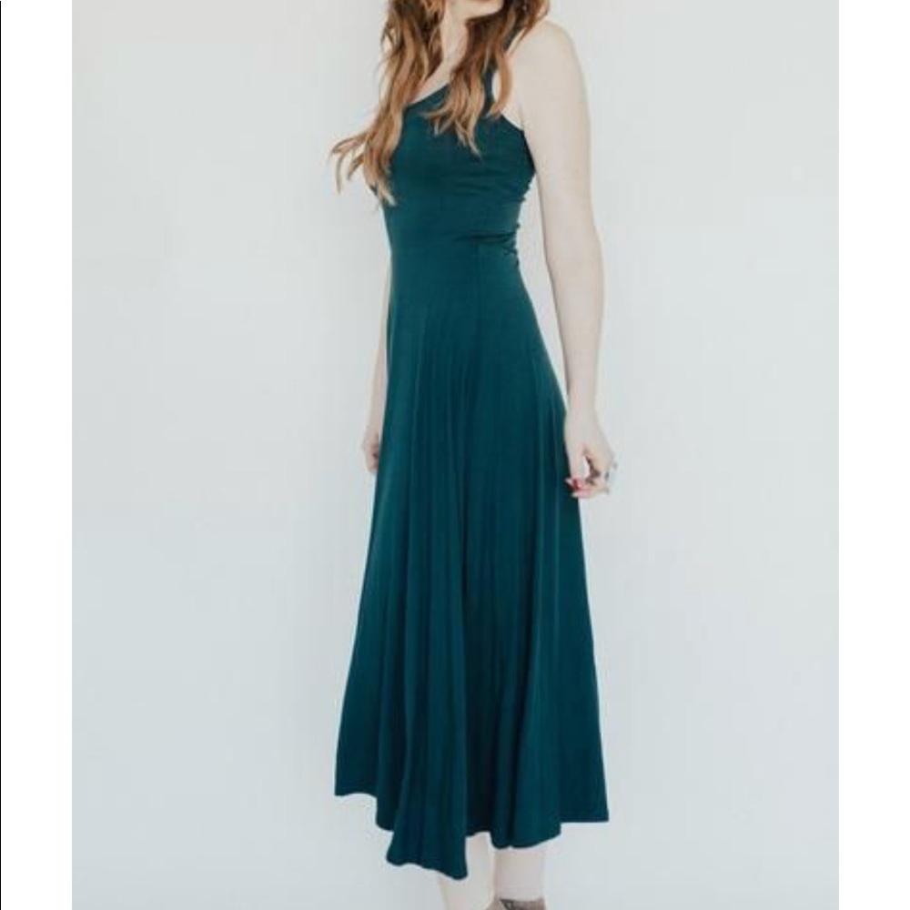 Carly Jean Los Angeles Hepburn Dress Green
